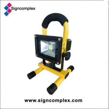 10W IP65 COB LED Rechargeable Flood Light